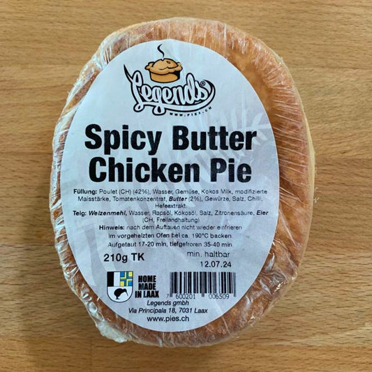 Spicy Butter Chicken Pie