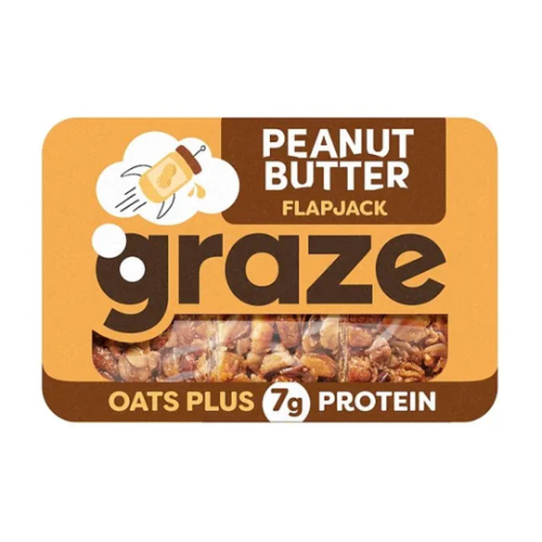 Graze Peanut Butter Protein Flapjack Crunch 50g