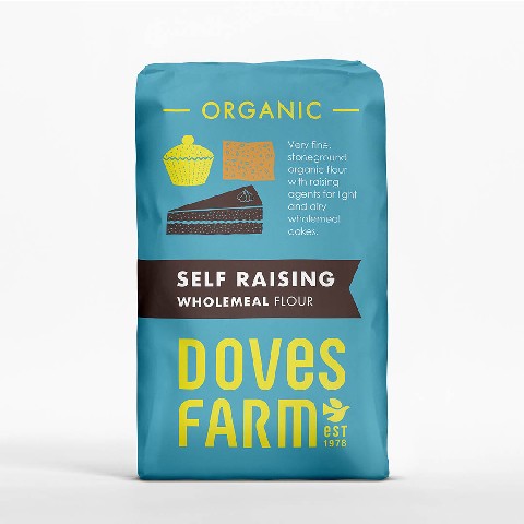 Doves Farm Wholemeal Self Raising Flour 1KG