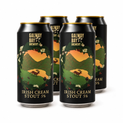 Galway Bay "Irish Cream" Stout 5% 4 x 440ml