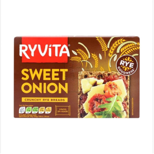 Ryvita Sweet Onion Crispbread 200g