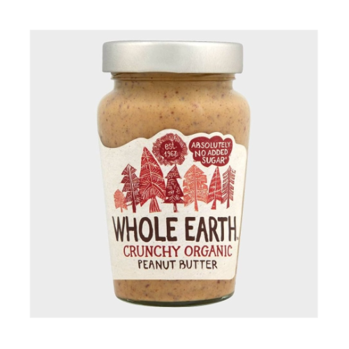 Whole Earth Crunchy Organic Peanut Butter 340g