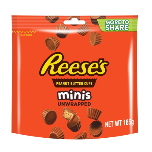 Reeses Mini Peanut Butter Cups Pouch 185g