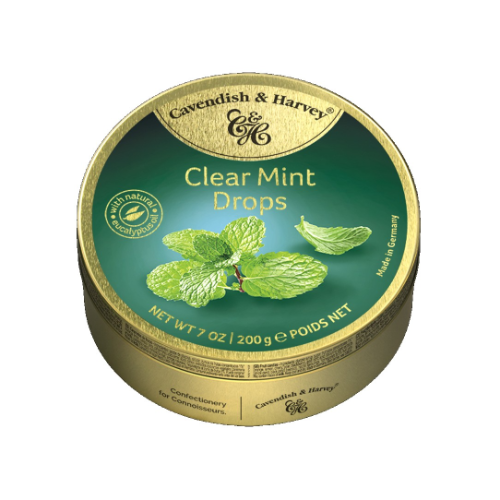 Cavendish & Harvey Clear Mint Drops 200g