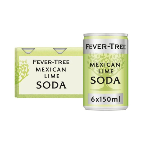 Fever Tree Mexican Lime Soda 6 x 150ml