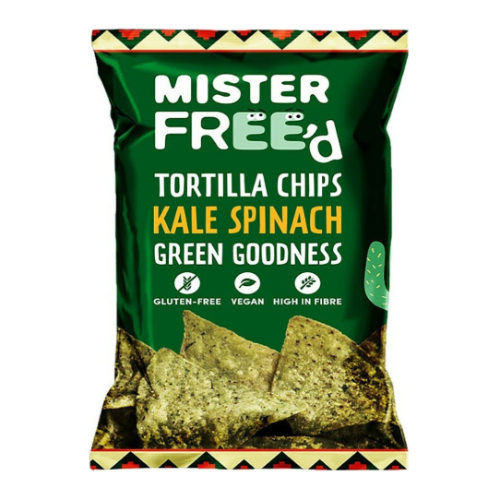 Mister Free'd Kale & Spinach Tortilla Chips 135g