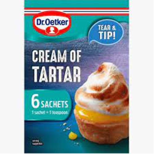 Dr Oetker Cream Of Tartar 6 X 5G