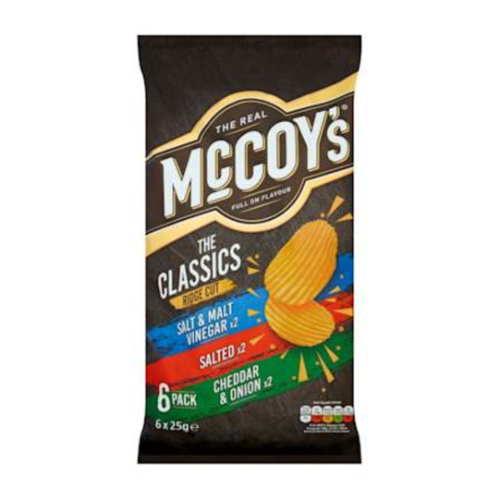 McCoys Classic Crisps 6 x 25g