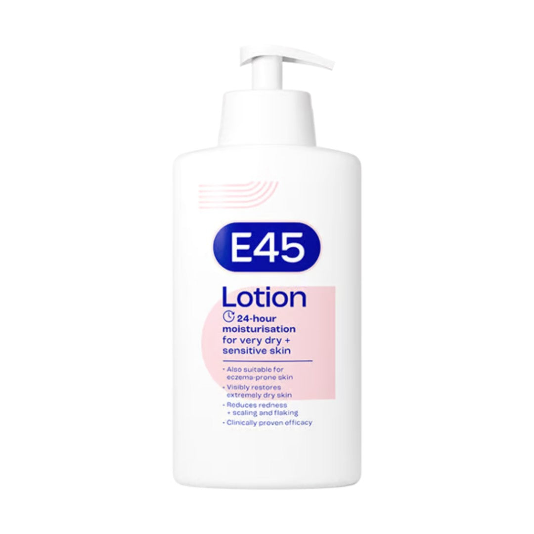 E45 Moisturiser Lotion, body, face and hands lotion 500ml