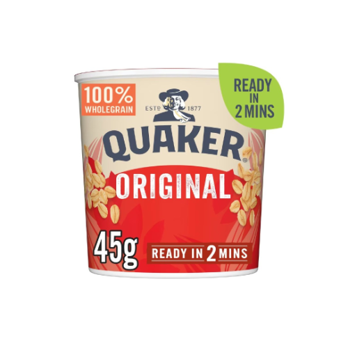 Quaker Original Oats (Ready in 2 min) Pot 45G