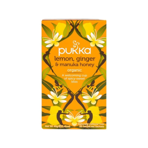 Pukka Lemon, Ginger, Manuka Honey Tea 20s