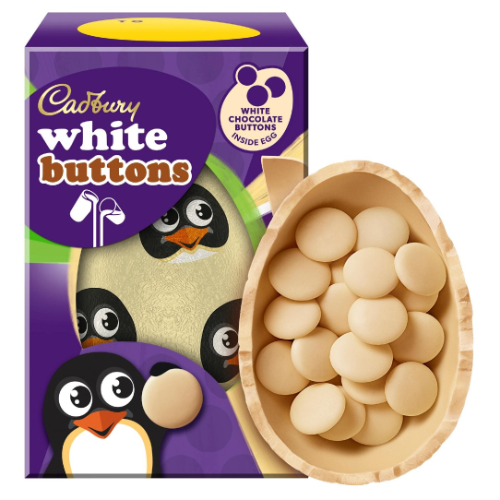 Cadbury White Button Egg 98g