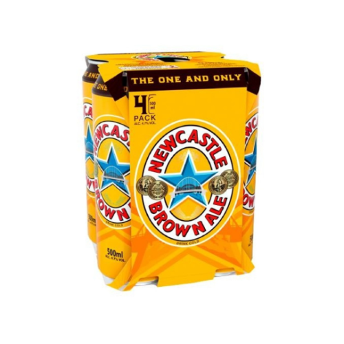 Newcastle Brown Ale Can 4.7% 4 x 500ml
