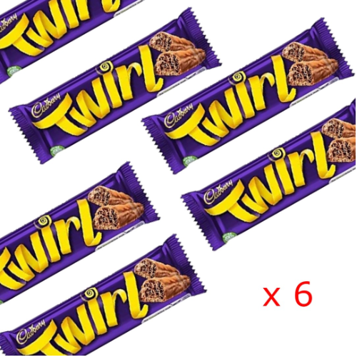 BULK DEAL - 6 x Cadbury Twirl 43g