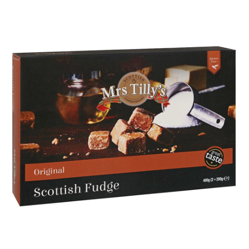 Mrs Tillys Original Scottish Fudge Gift Box 400g