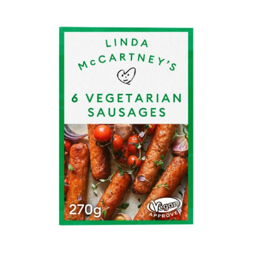 Linda McCartney Vegetarian Sausages x 6 270g
