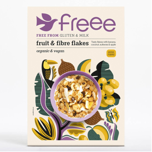 Freee Gluten Free Fruit & Fibre Flakes (Bio) 375g