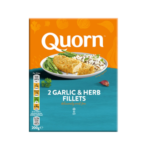 Quorn Garlic & Herb Fillets 2pk