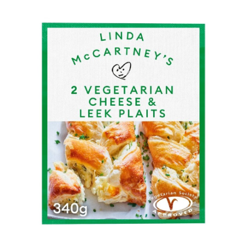 Linda McCartney Cheese & Leek Plait 2pk