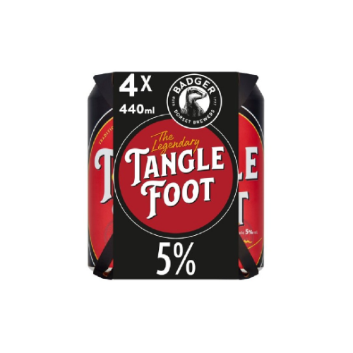 Badger Tangle Foot Cans - 5% 4 x 440ml