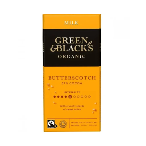 Green & Blacks Bio Butterscotch Milk Chocolate 90g