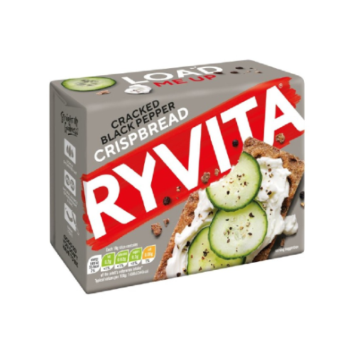 Ryvita Cracked Black Pepper Deli 200G