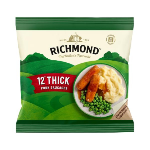 Richmond Thick Sausages x 12 (516G)
