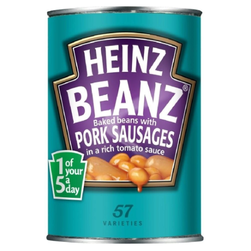 Heinz Beanz with Pork Sausages 415G