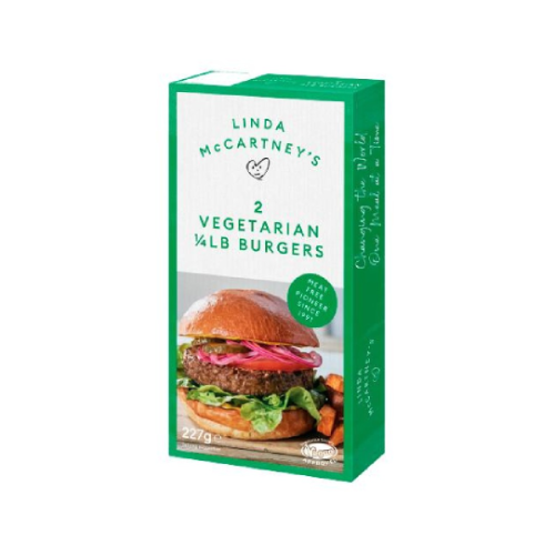 Linda McCartneys 2 Vegetarian 1/4 lb Burgers 227g