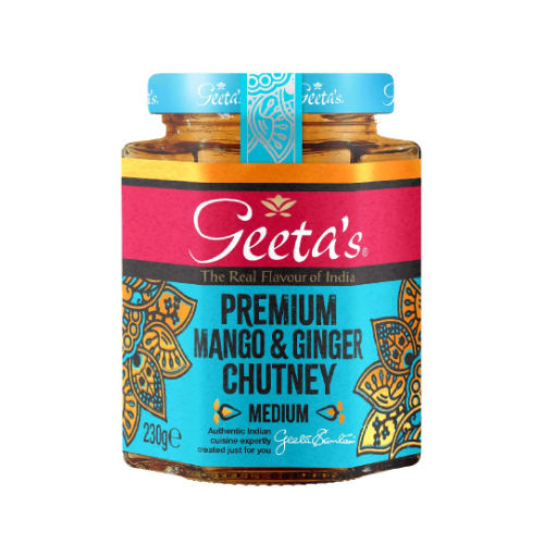 Geetas Premium Mango & Ginger Chutney 320g