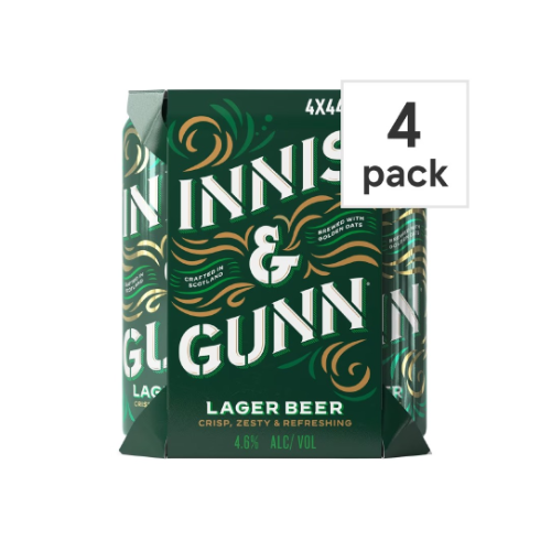 Innis & Gunn Lager 4.6% 4 x 440ml
