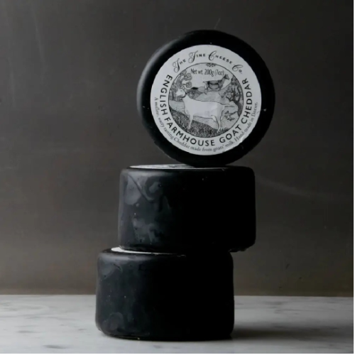 Goats Cheddar Round (Waxed - Fine Cheese Co) 200g
