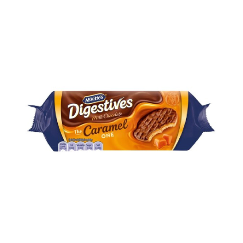 Mcvities Caramel Milk Choc Digestives 250g