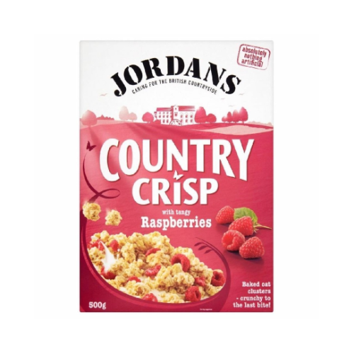 Jordans Country Crisp Raspberries 500g
