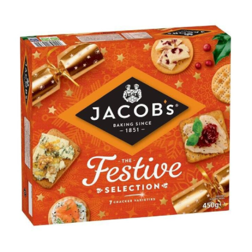 Jacobs Christmas Biscuits for Cheese 450g